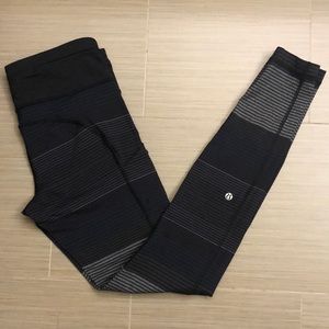 Lululemon OM stripe speed tight *RARE*